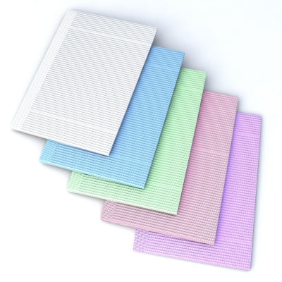 Dynarex® 2-Ply Tissue Poly Back Patient Bib, 13-in x 18-in (500ct)