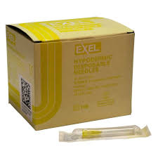 Hypodermic Needle, 30G x 1", 100/bx