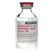 Lidocaine w/ Epinephrine 1% 20ml MDV, 10/box