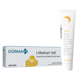 L-Mesitran Soft Medical-Grade Honey Wound Gel Dressing, Sterile, 1.75 oz Tube, 24/Case