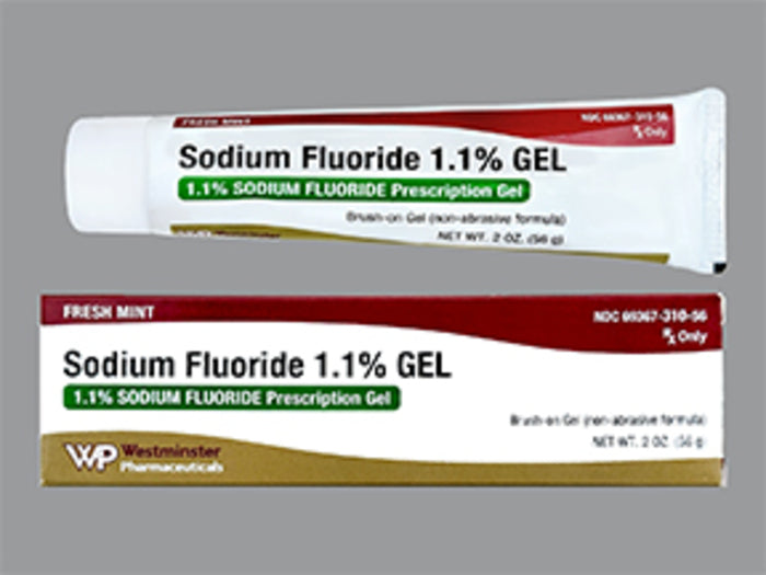 Sodium Fluoride 1.1% Gel 56gm