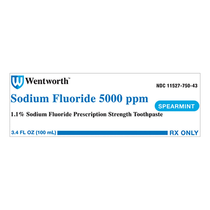Sodium Fluoride 5000PPM T/P 100ml (Spearmint)