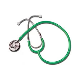 Stethoscope Dual head Green