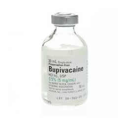 Bupivacaine HCL 0.5% 30ML, 25/box