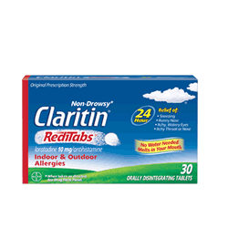 Claritin 24 Hour Non-Drowsy Allergy Relief Tablets, 10 mg, 10 ct