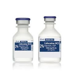 Lidocaine 2% 20ml MDV, 25/box