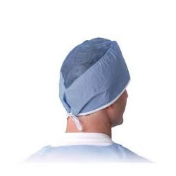 Surgeon Caps Blue 100/bx (Tie Back)